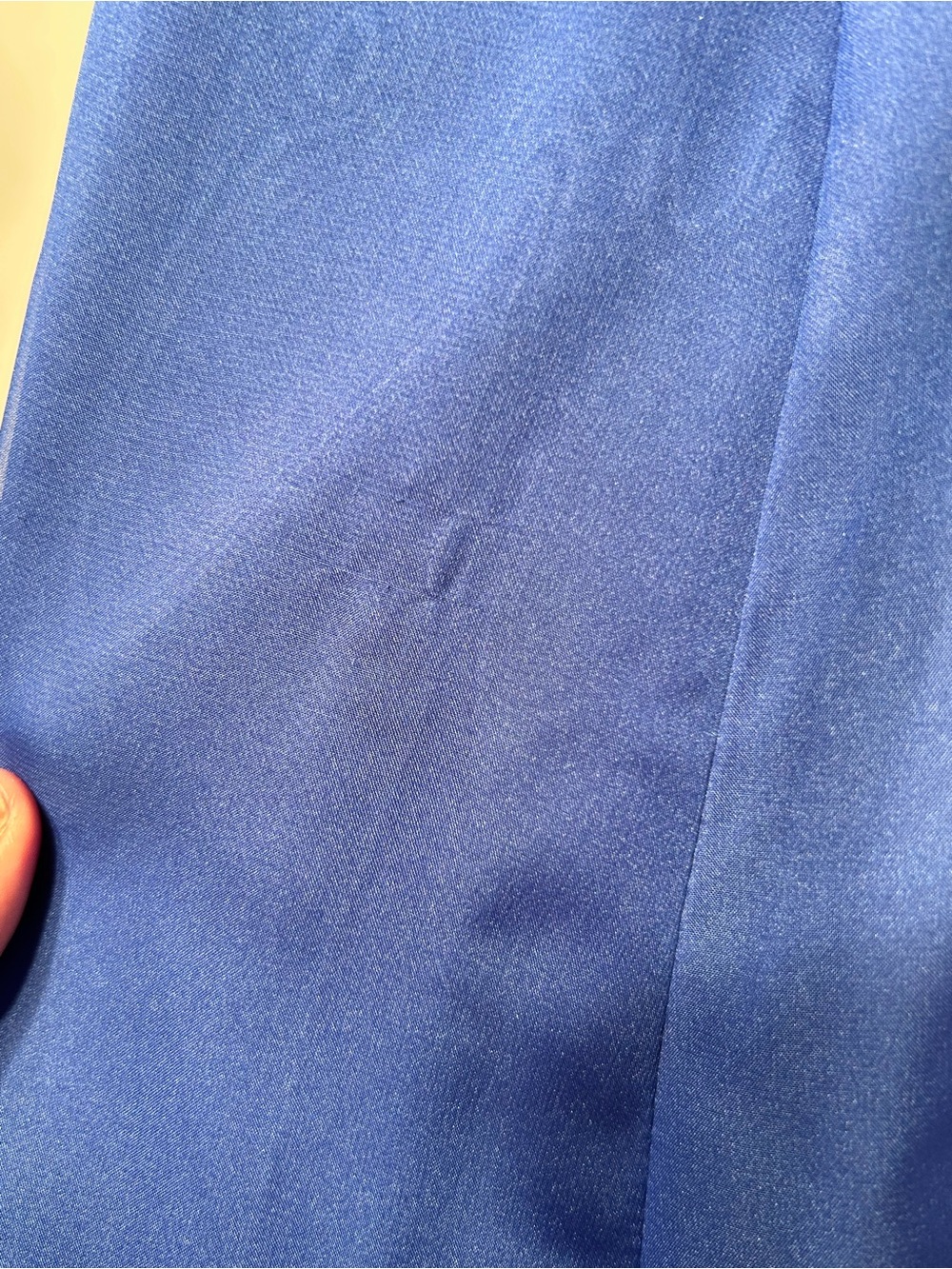 Royal Blue Midi Formal Dress with Pockets Multi-Strap Shoulders SizeL HoCo Prom - Picture 13 of 13